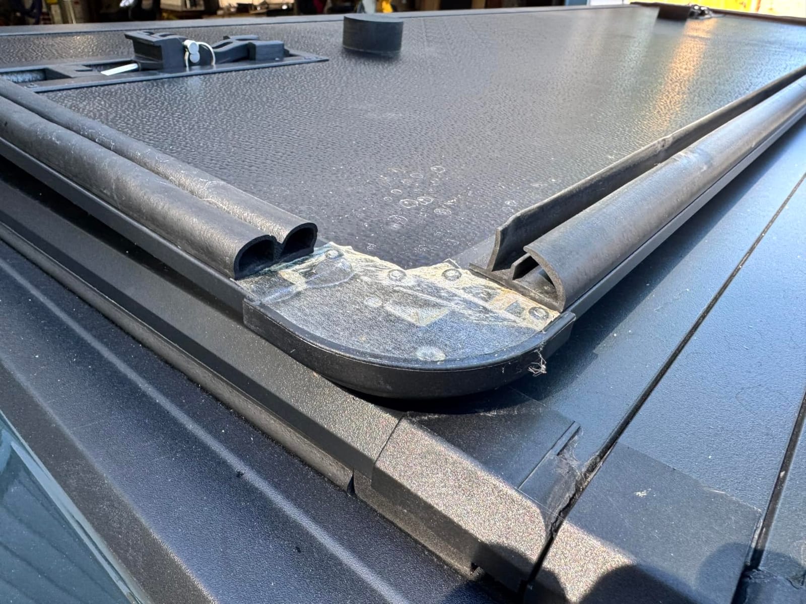 Hard Tri-Fold Truck Bed Tonneau Cover Compatible with 2007-2026 Chevy Silverado/GMC Sierra 1500 5.8ft Bed (69.6