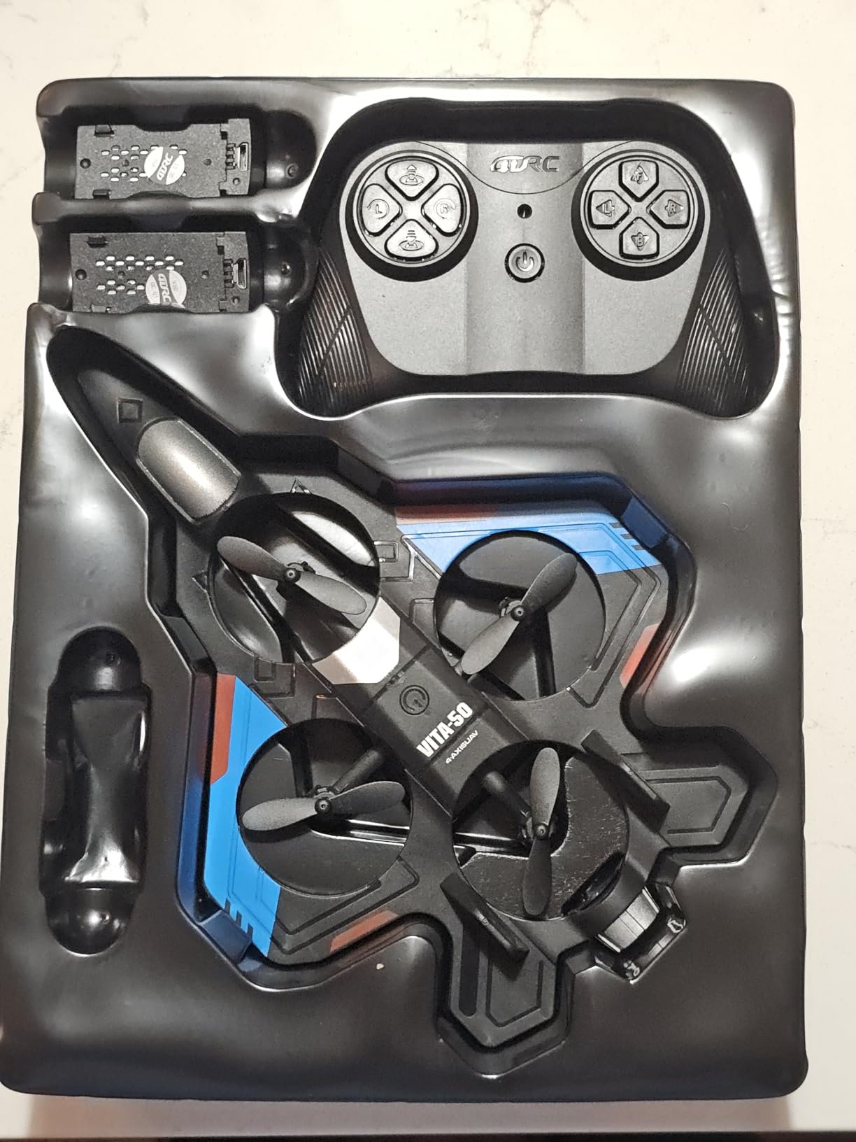 4DRC RC Planes Remote Control Airplanes for Kids, Foam Remote Control Planes for Kids Adults Beginners, Remote Control Helicopter Fighter Jet Drones for Kids Adults, 360° Flip Easy to Fly customer photo 2