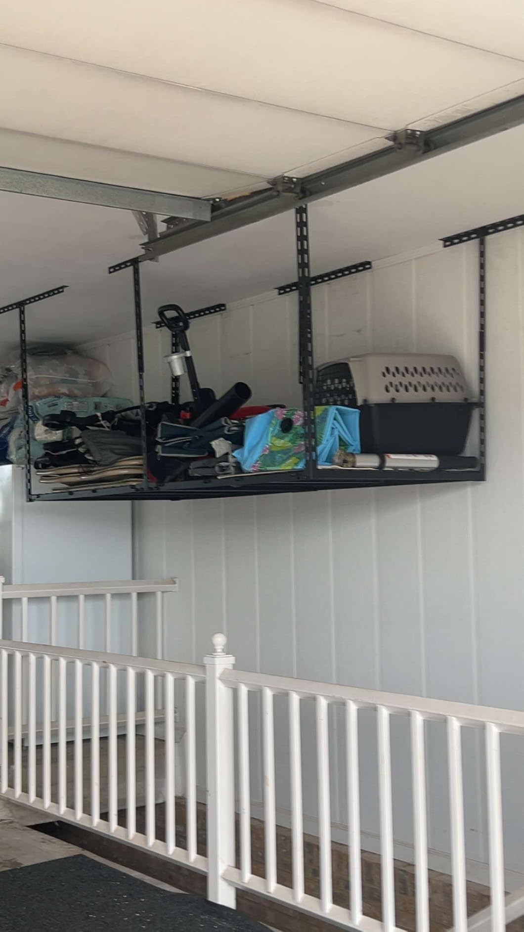 3X8FT Overhead Garage Storage Rack 750LBS Capacity, 26