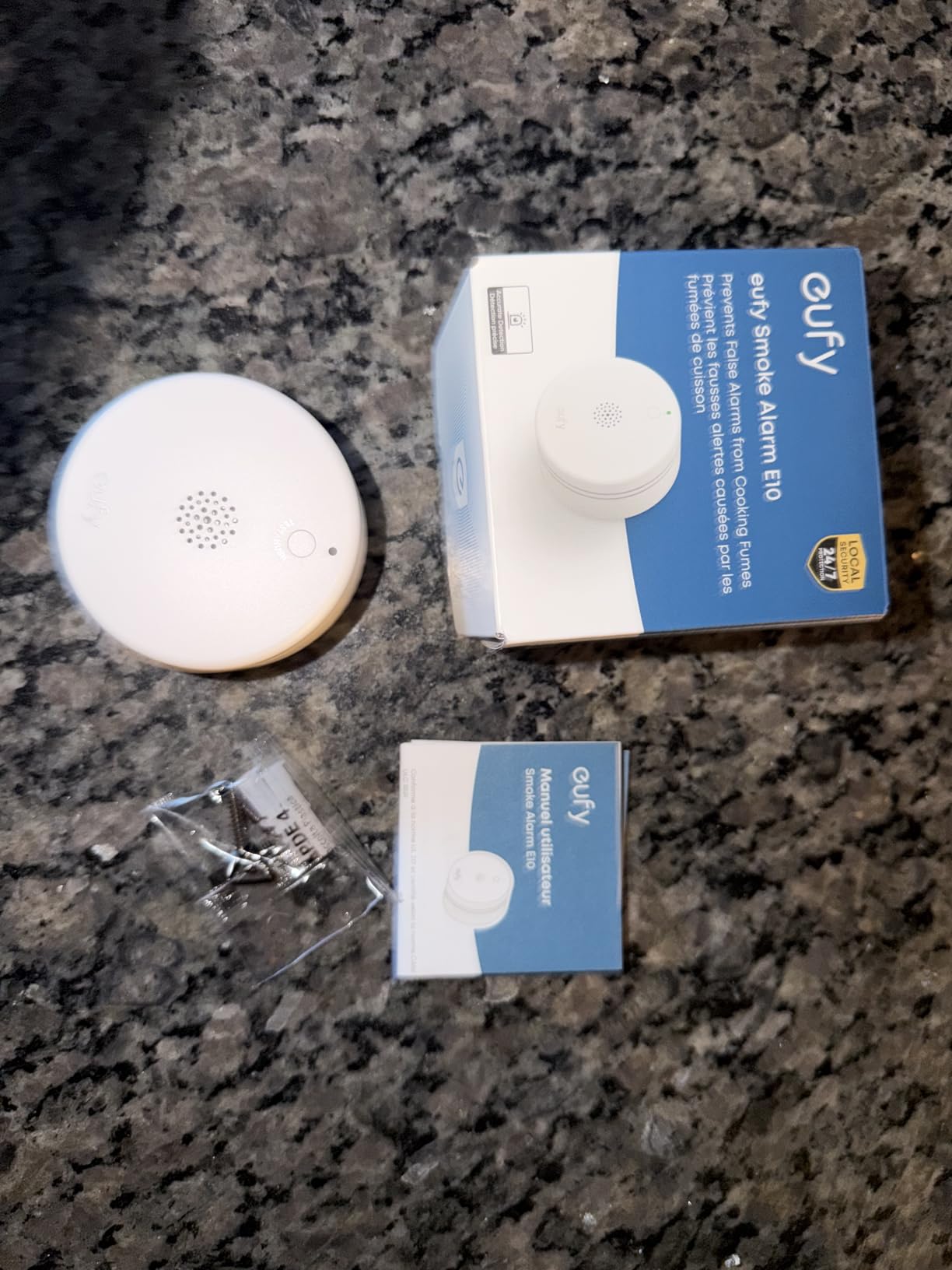 eufy Security Smoke Alarm E10, Smoke Detector, Ultra-Compact 70 mm Design | 5-Year Battery, App Alerts Away from Home, Loud Siren, Fewer False Alerts with UL 217 Compliance, Requires eufy HomeBase customer photo 2