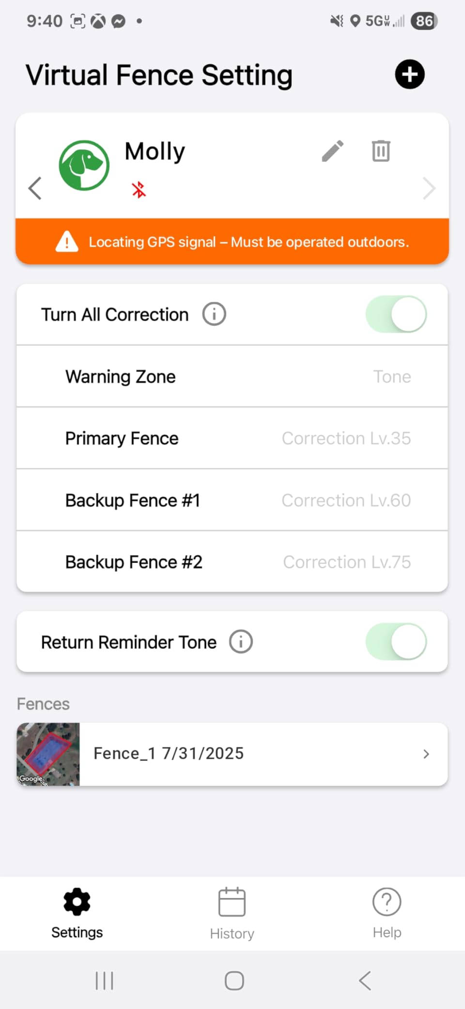 Dogtra GPS Fence – No Subscription, Custom Wireless Dog Fence with App, Smart Guidance & Return Reminder Tone/Vibration/Correction, IPX9K Waterproof Rechargeable Collar, Safe Freedom for Dogs 15 Lbs+ customer photo 2
