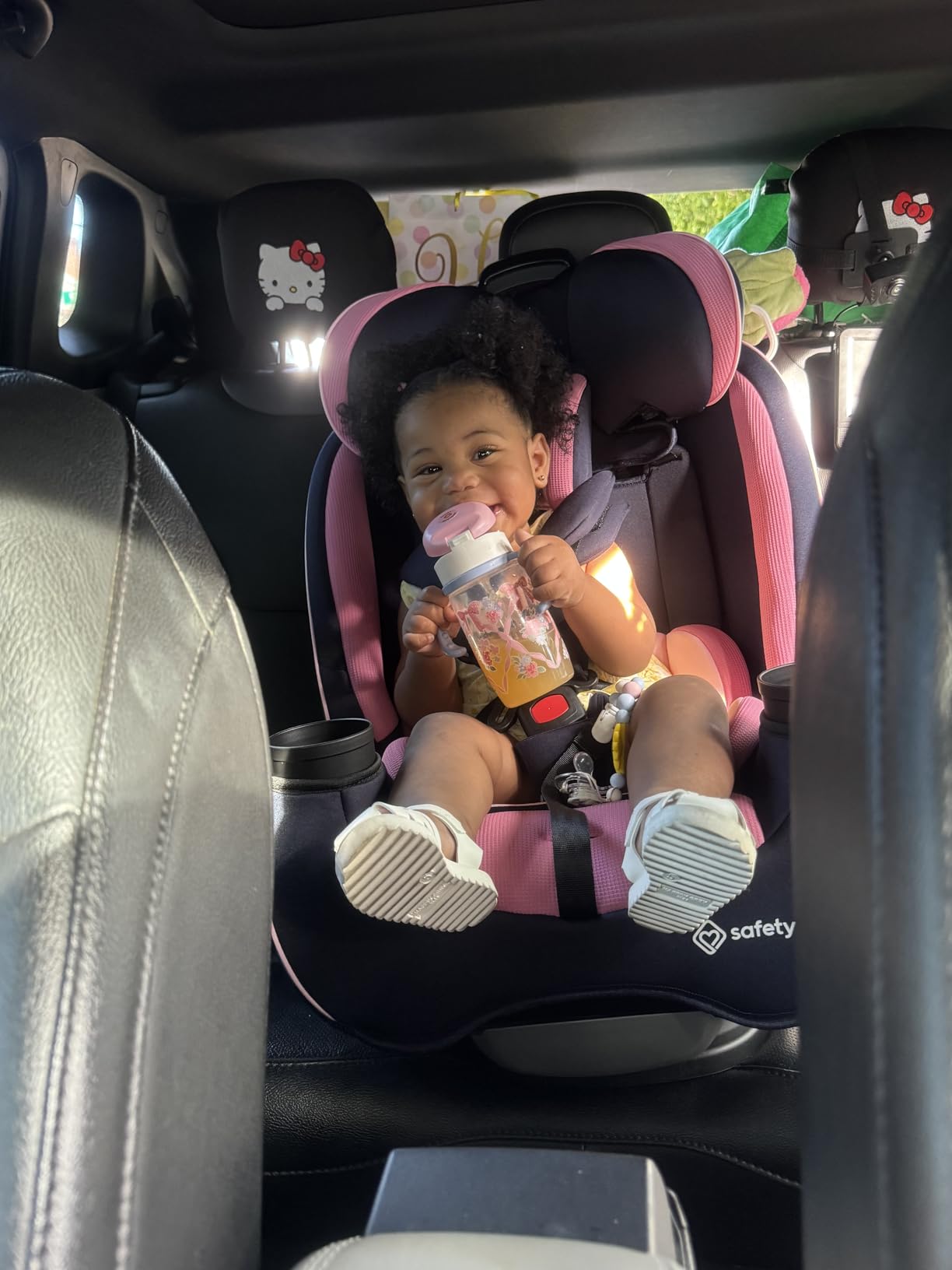 Safety 1st Grow and Go All-in-One Convertible Car Seat, Rear Facing, 5-40 lbs, Forward Facing (30–65 lbs), High Back Booster Seat 40-100 pounds, Green Gables customer photo 1