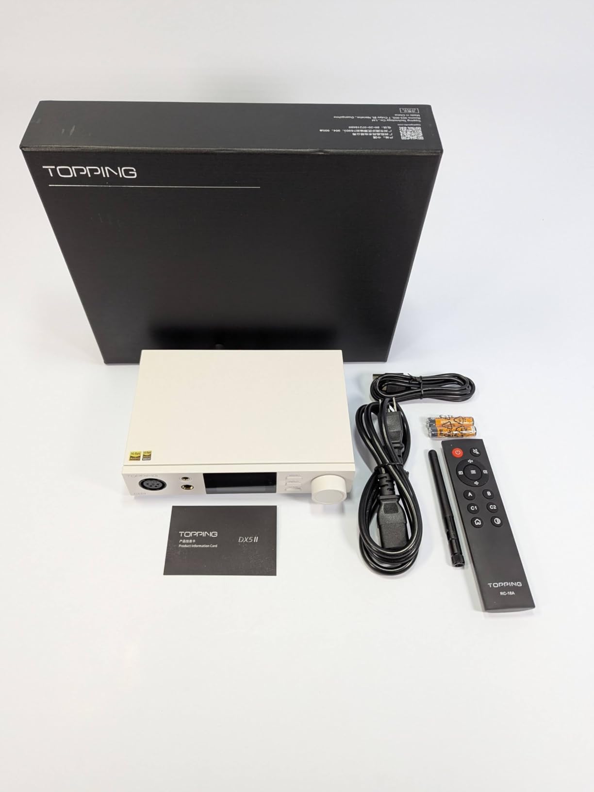 TOPPING DX5 II Hi-Res DAC & Headphone Amp Combo – Dual ES9039Q2M, X-Hybrid Amp, 10-Band PEQ, LDAC Bluetooth 5.1, 4.4mm Balanced & 6.35mm Headphone Output, Preamp Mode, 12V Trigger (Black) customer photo 1