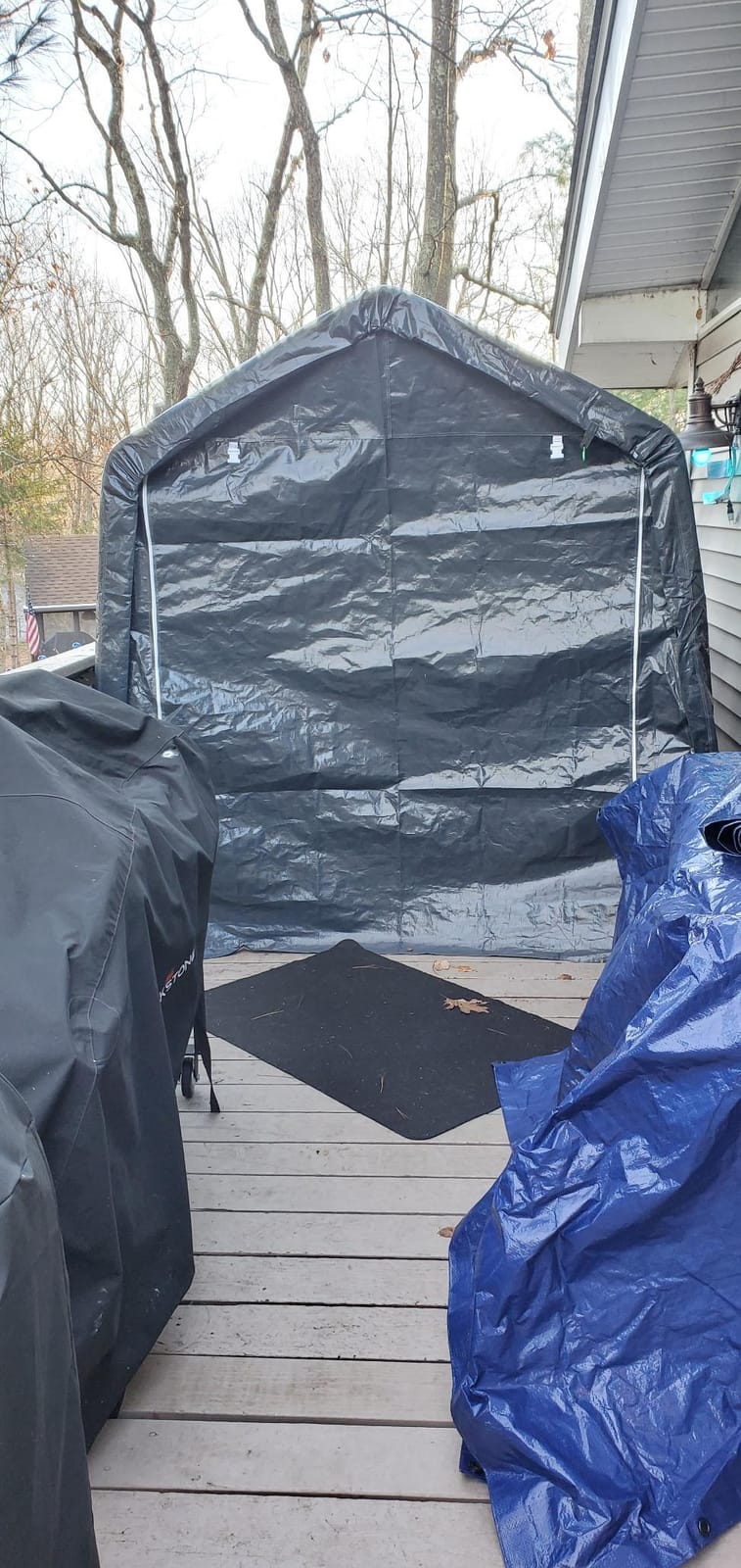 Quictent Heavy Duty 8x14FT Carport Storage Shelter with Roll-Up Door&Vents customer photo 1