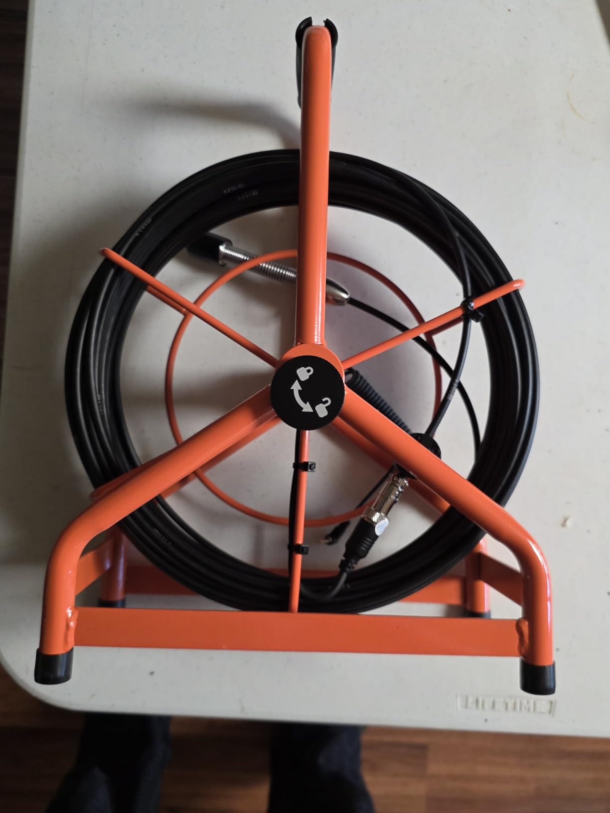 [ChoosePRO®] HD1080P Sewer Camera 7'' w/1s Twist-Unlock System, DVR-32GB, 0.64'' Thicker Reel, 5000mAh 100FT Marked Cable, Plumbing Pipe Inspection Camera for Drain & Sewer Inspection customer photo 2