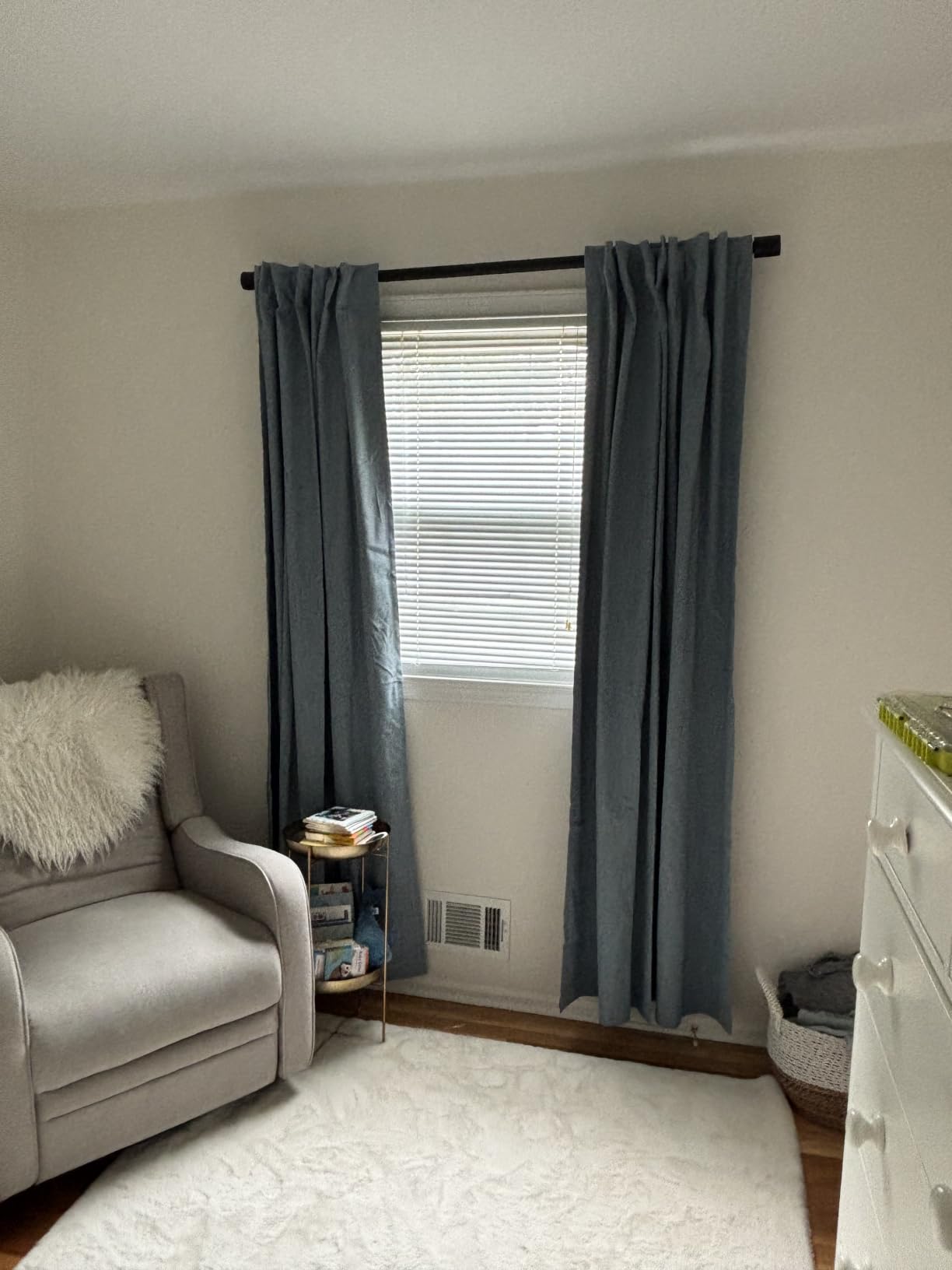 Extra Wide 70 Inch Linen Soundproof Blackout Thermal Curtains for Summer Heat, Noise Reducing Insulated Black Out Sliding Door Curtain for Bedroom 84 Inch Long, Living Room Drapes 84 Length 2 Panel Set customer photo 2