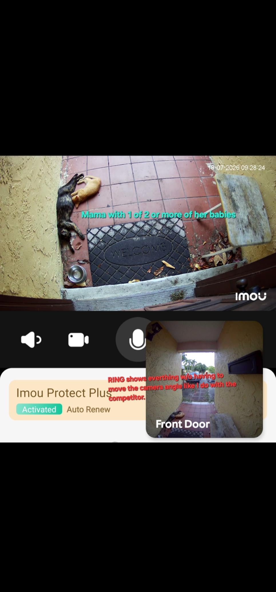 Ring Battery Doorbell 2K (newest model) Retinal 2K with wide-angle video, up to 6x Enhanced Zoom, Two-Way Talk, and Built-In Battery, Speckled Gray customer photo 2