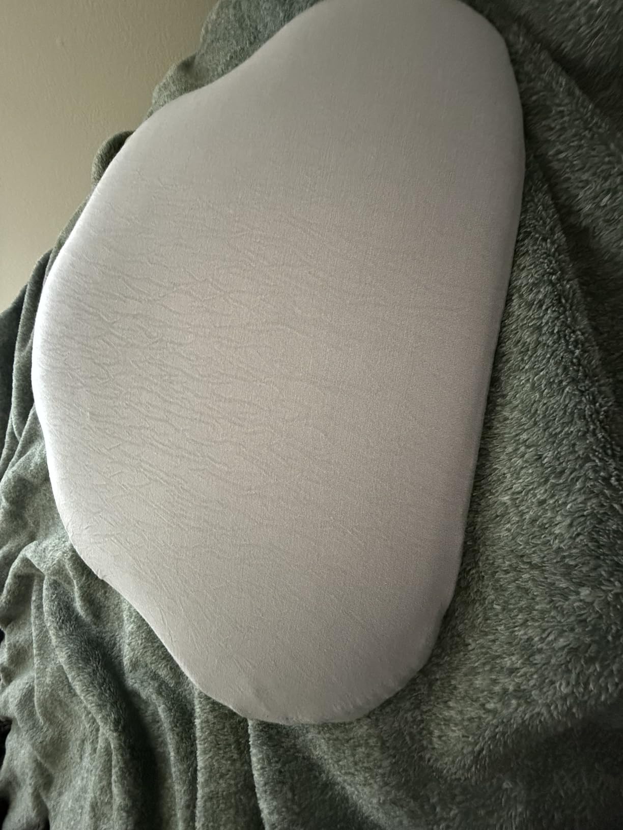 Chilling Home Portable Pregnancy Pillow Memory Foam - Maternity Body Pillow for Sleeping - Multifunctional Pregnancy Wedge Pillow for Back, Belly, Pain Relief, Ideal for Pregnant Women, Travel, Grey customer photo 1