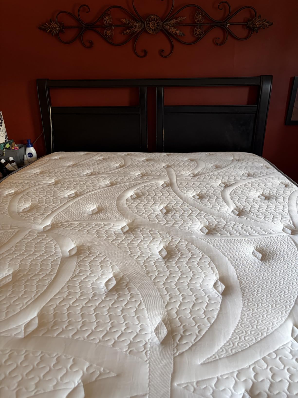 SLEEP100 King Mattress, 14 Inch 5-Zone Deep Sleep Firm Mattress with Extra Lumbar & Shoulder Support, Hotel Collection Hybrid Mattresses, Fiberglass Free & No Odor - 365 Nights Trial customer photo 1