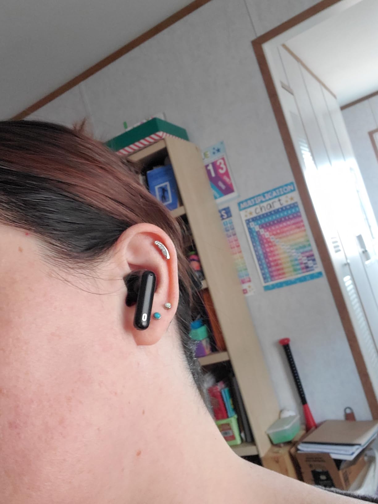 Wireless Earbuds, Bluetooth 5.4 Headphones Bass Stereo/Clear Calls, Black customer photo 1