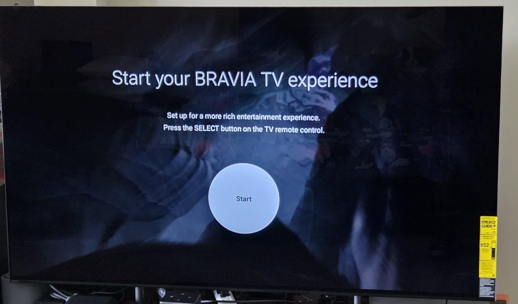 Sony 65 Inch BRAVIA XR8B OLED 4K HDR Smart Google TV (K-65XR8B) customer photo 1