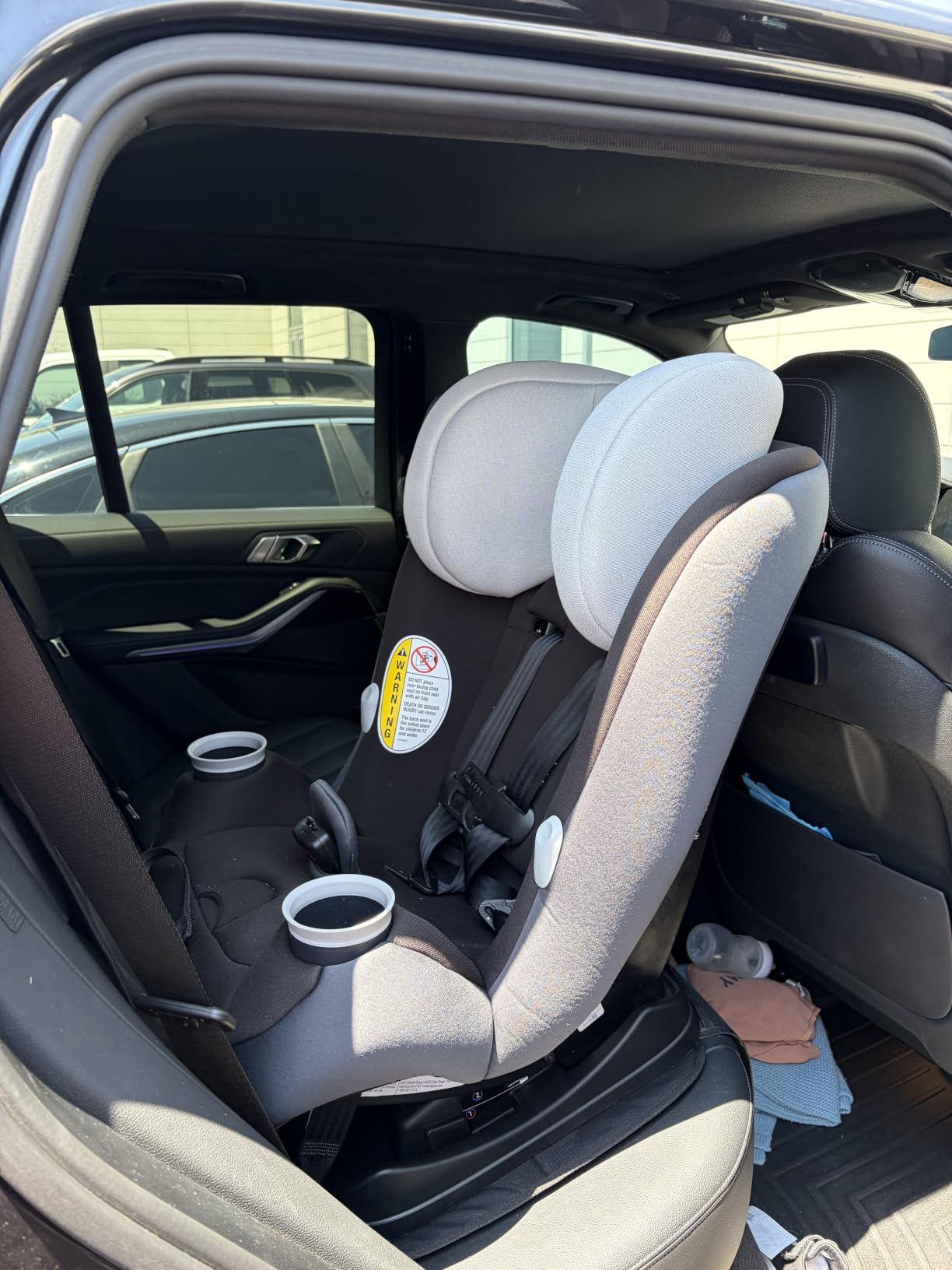 Maxi-Cosi Pria All-in-One Convertible Car Seat, Infant to Toddler Car Seat, Easy-Install Harness, Machine-Washable Cover, 5-100 lbs, Seascape customer photo 1
