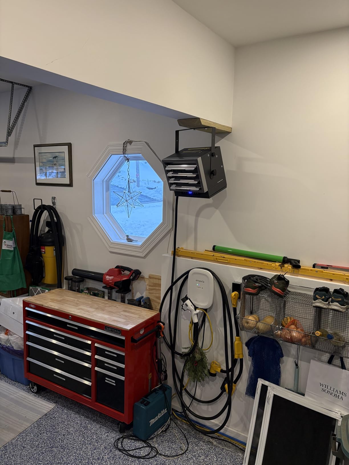 InoKraft 7500W Electric Garage Heater, 240V with NEMA 14-50P Plug customer photo 1