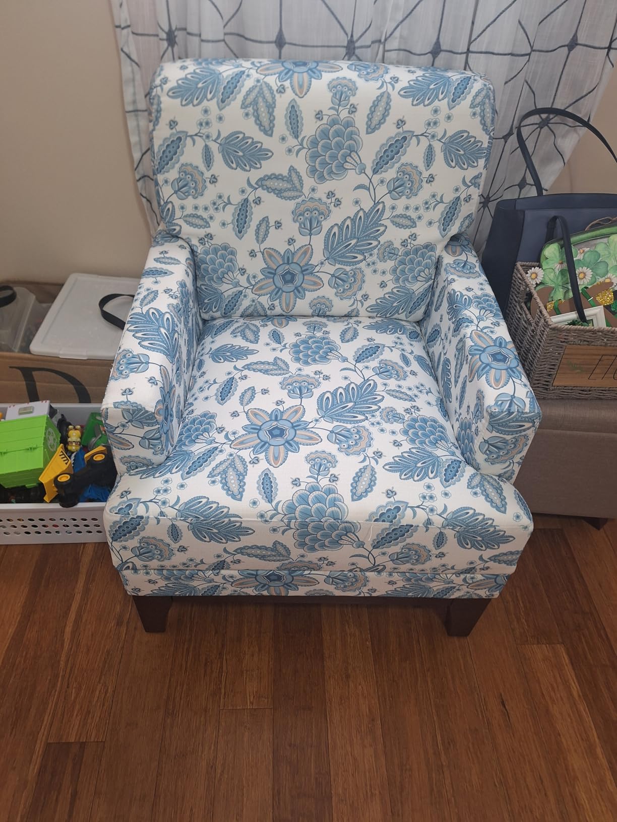 360° Swivel Accent Chair with Storage Ottoman | Small Modern Velvet Barrel Chair, Upholstered Armchair with Footrest for Living Room/Reading/Bedroom, Green customer photo 1