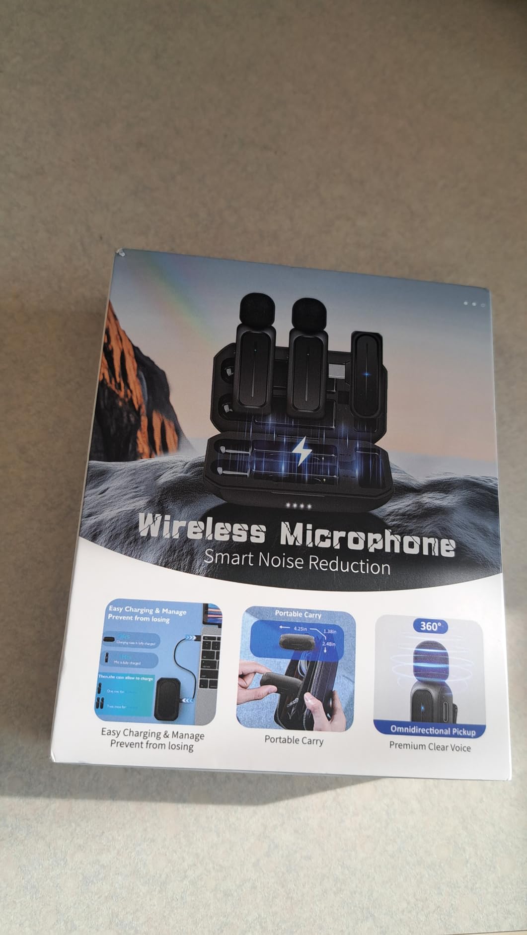 MAYBESTA Wireless Mini Microphone for iPhone, Android Phone - 2 Pack Lavalier Lapel Mic for Audio Video Recording - Clip on Content Creator Microphones for YouTube Tiktok Podcast Vlogging customer photo 1
