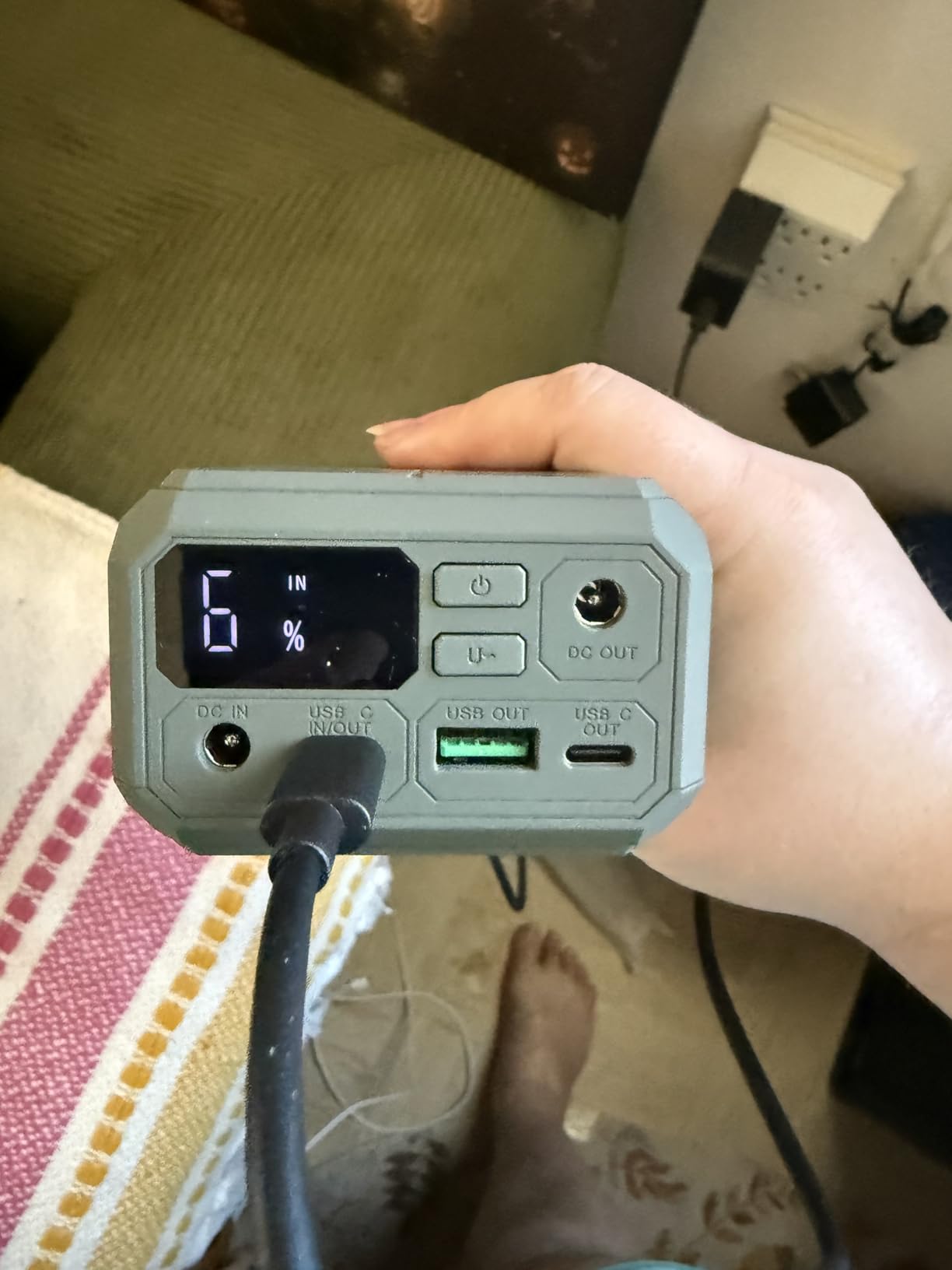 EASYLONGER ES270 CPAP Battery for Air-Travel, 99.9Wh CPAP Power Bank customer photo 2