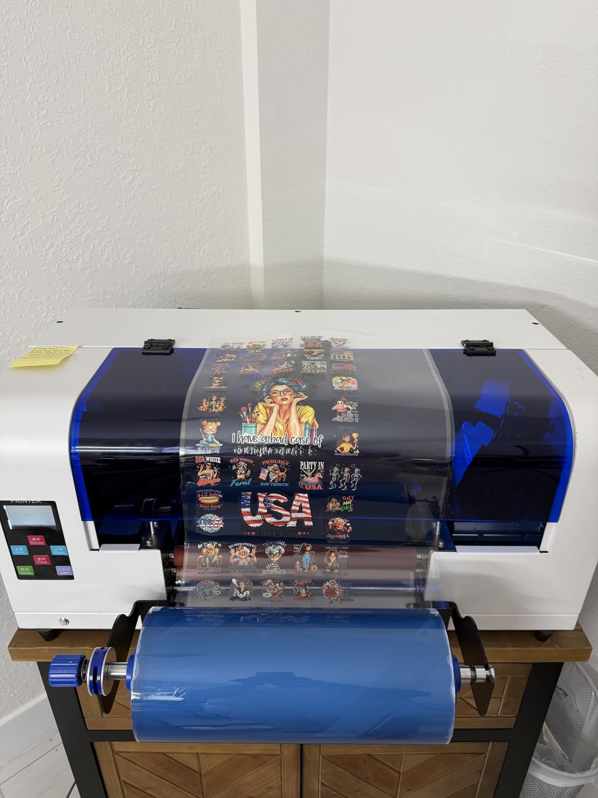 A3+ DX7 UV DTF Sticker Printer Come with Software A/B Film and Inks customer photo 1
