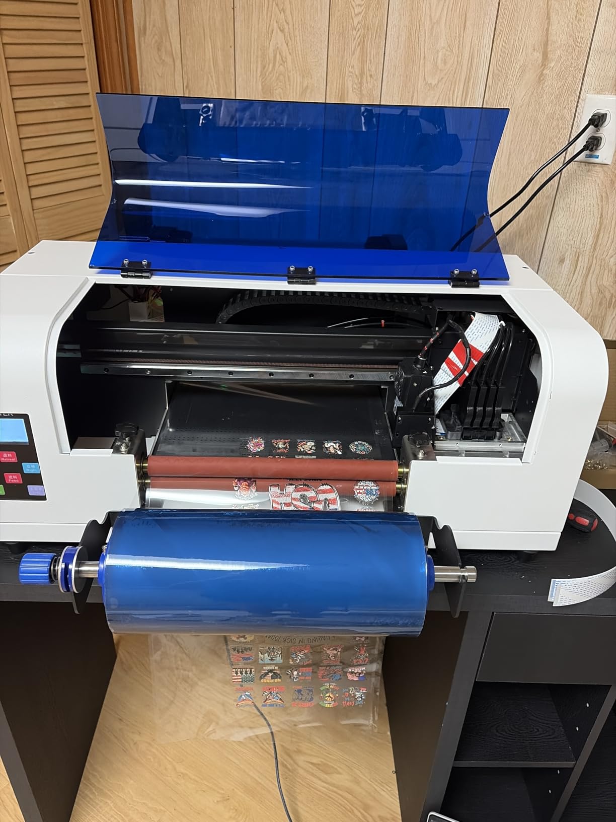 A3+ DX7 UV DTF Sticker Printer Come with Software A/B Film and Inks customer photo 2