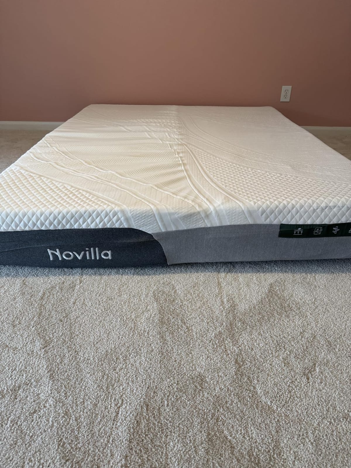 Novilla Bliss Cooling King Mattress, 12 Inch Gel-Infused Memory Foam | Mattress King Size in a Box with Cool-Touch Nylon Cover, Pressure Relief & Body Support with CertiPUR-US Certified Foam customer photo 1