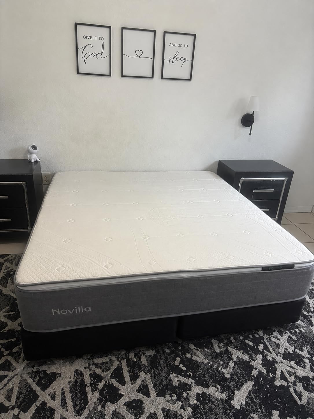 Novilla 8 Inch Twin Size Mattress,Twin Hybrid Mattress | Pocketed Coils & Gel-Infused Memory Foam for Back Pain Relief & Contour Support Mattresses in a Box CertiPUR-US Certified customer photo 2