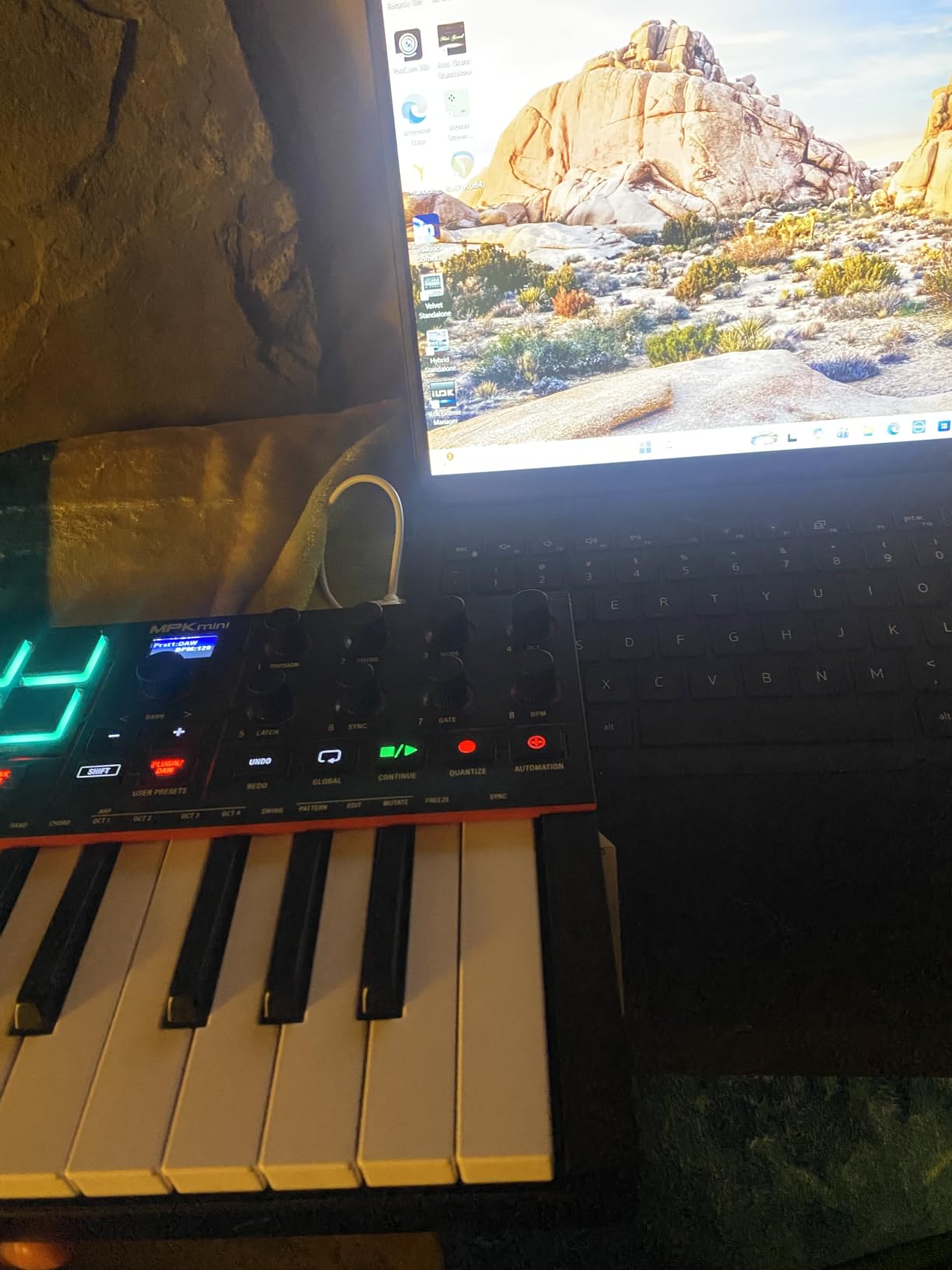 Akai Professional MPK Mini IV 25-Key USB-C MIDI Keyboard Controller, Black customer photo 2