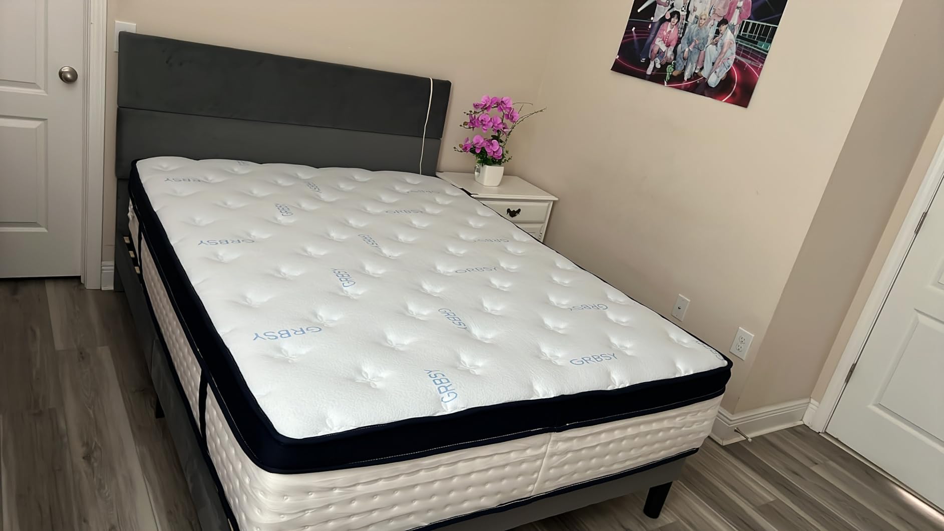 14 Inch Queen Mattress, Upgraded 7-Zone Support Hybrid Queen Size Mattress In A Box with Cooling Gel Memory Foam & Pocket Coils for Back Pain Relief, 365-Night Trial, Motion Isolation, Medium Firm customer photo 2