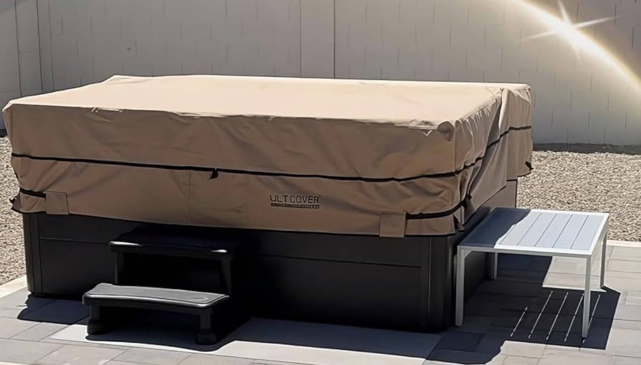 QH.HOME 85x85 Square Hot Tub Cover, 1000D IP65 Waterproof customer photo 1