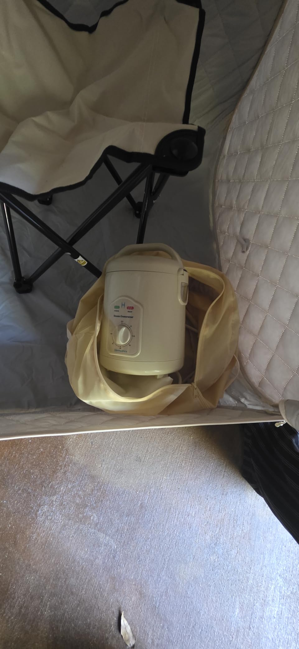 Homedics Portable Sauna - Collapsible Personal Steam Sauna customer photo 1