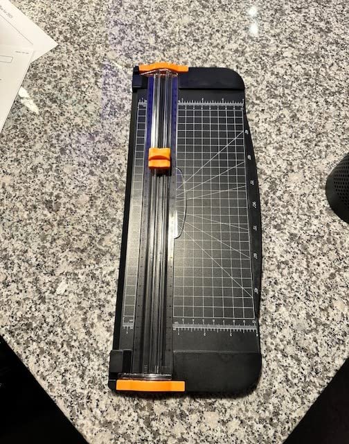 Guillotine Paper Cutter Heavy Duty 400 Sheet Capacity,Paper Cutter 12 Inch for A4 Paper with HSS Blade,Industrial Commercial Trimmer for Office,School,Print Shop,Safety Lock & Clear Grids customer photo 2