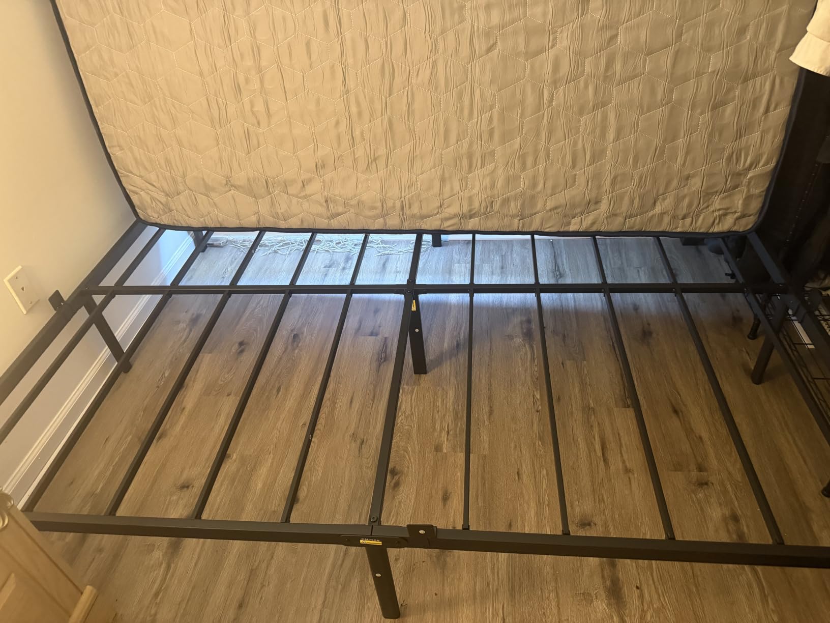 Queen Bed Frame, 14 Inch Heavy Duty Steel Platform, Noise-Free customer photo 1