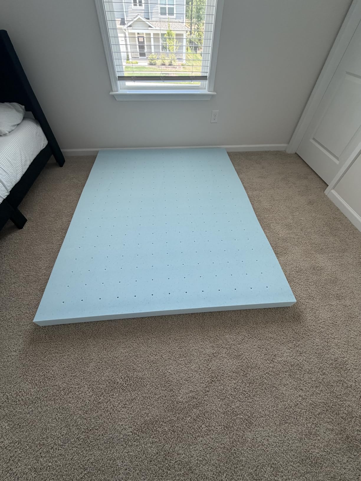 EGOHOME 3 Inch Queen Memory Foam Mattress Topper- Cooling Gel Infused customer photo 1