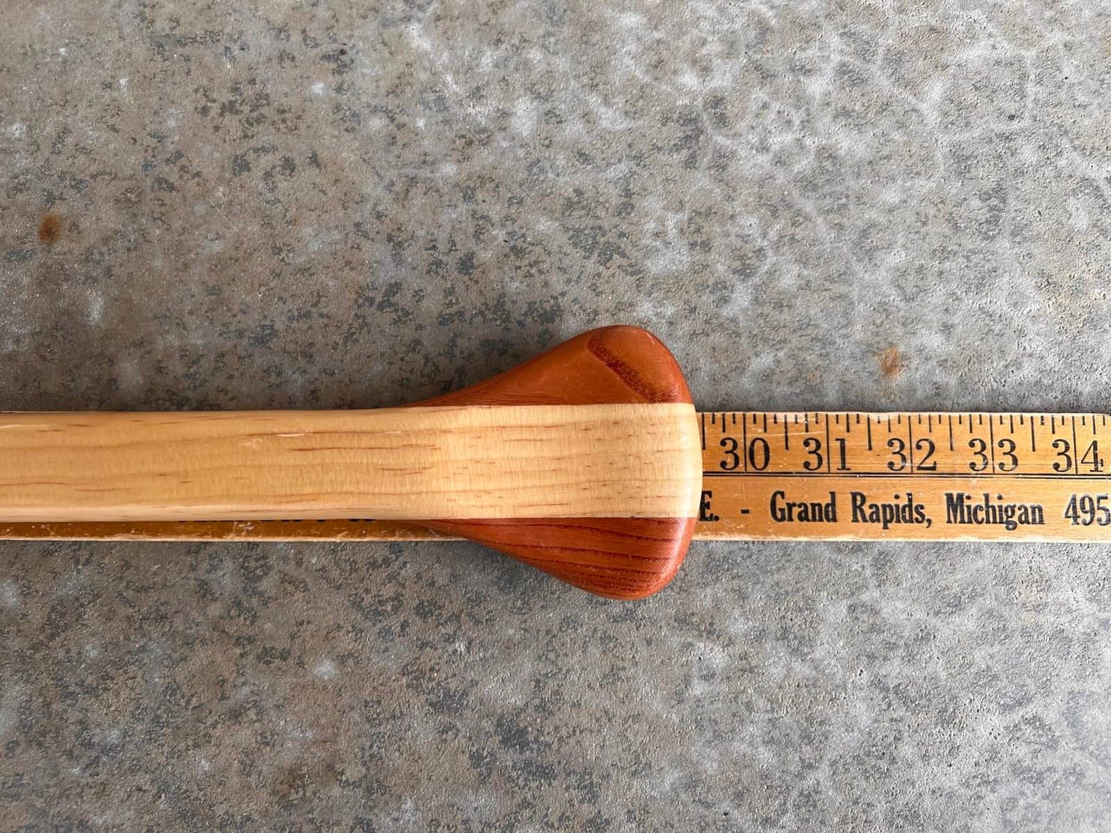 Wooden Canoe Paddle, Wood Paddle for Canoe and Boat customer photo 1