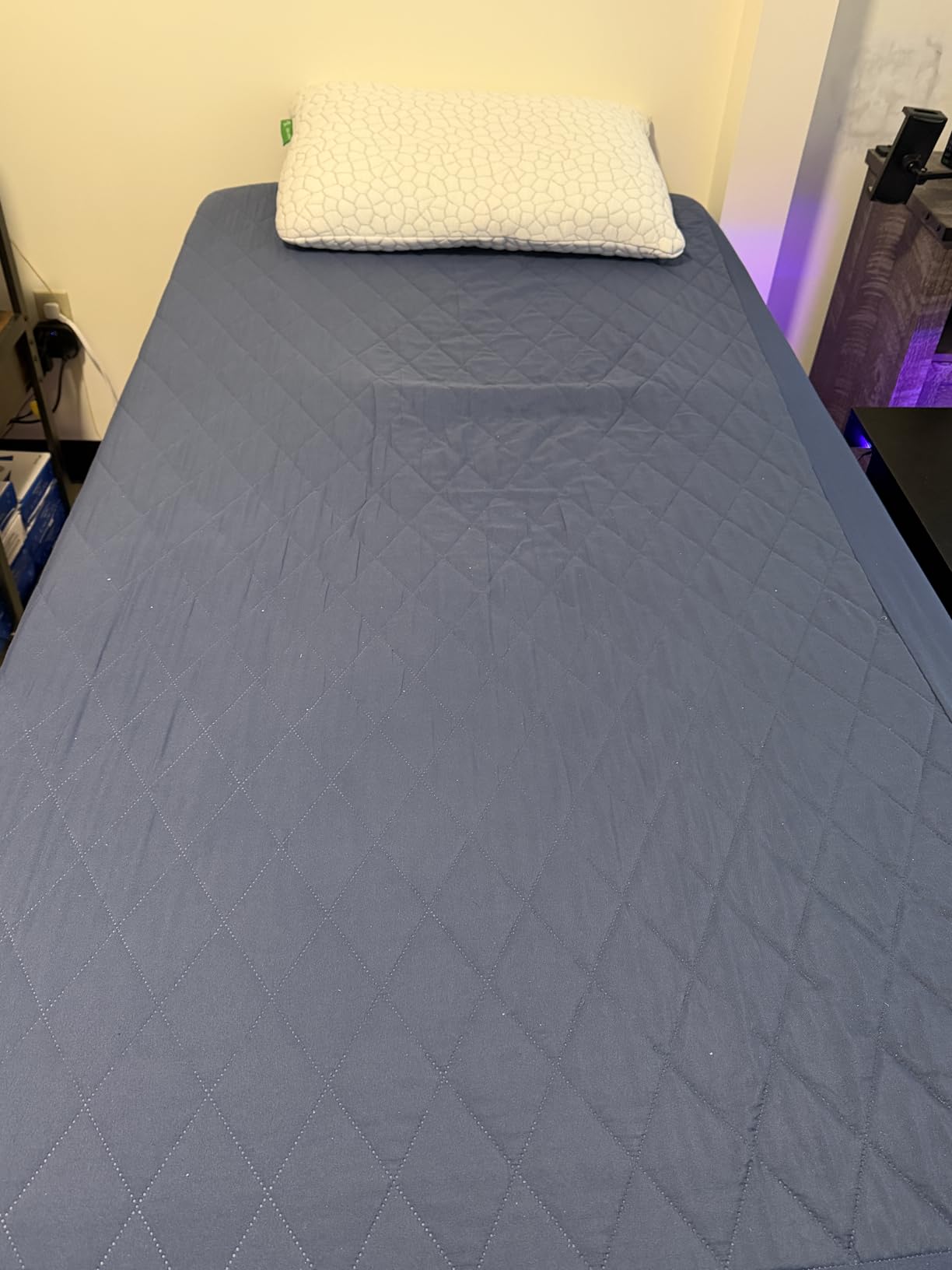 Marsail NS0 Twin XL Adjustable Base with Mattress Set, Dual Motor Frame + 14