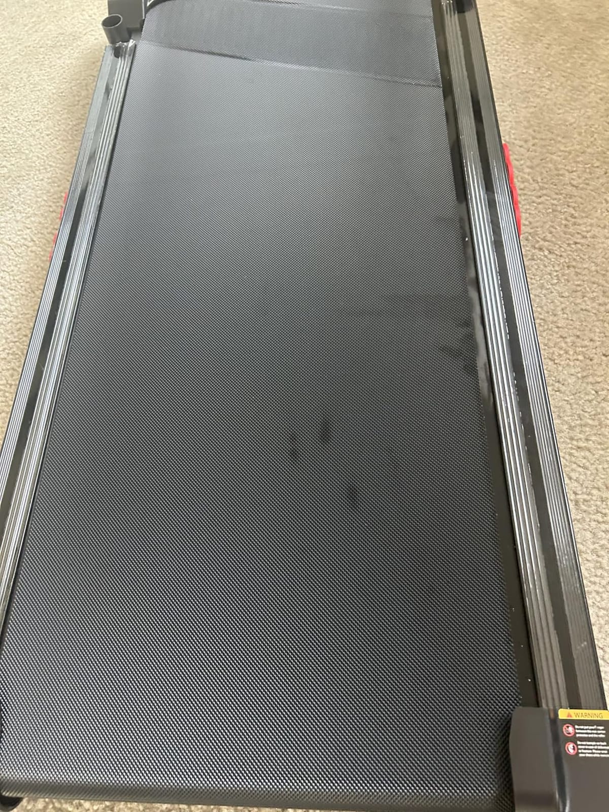 Portable Walking Pad Treadmill with Incline and Handle Bar for Home 3.0HP Mini Walking Pad with Handle Bar, 0.6-7.6MPH Treadmill for Small Spaces, 350LBS Treadmills with Handles customer photo 1
