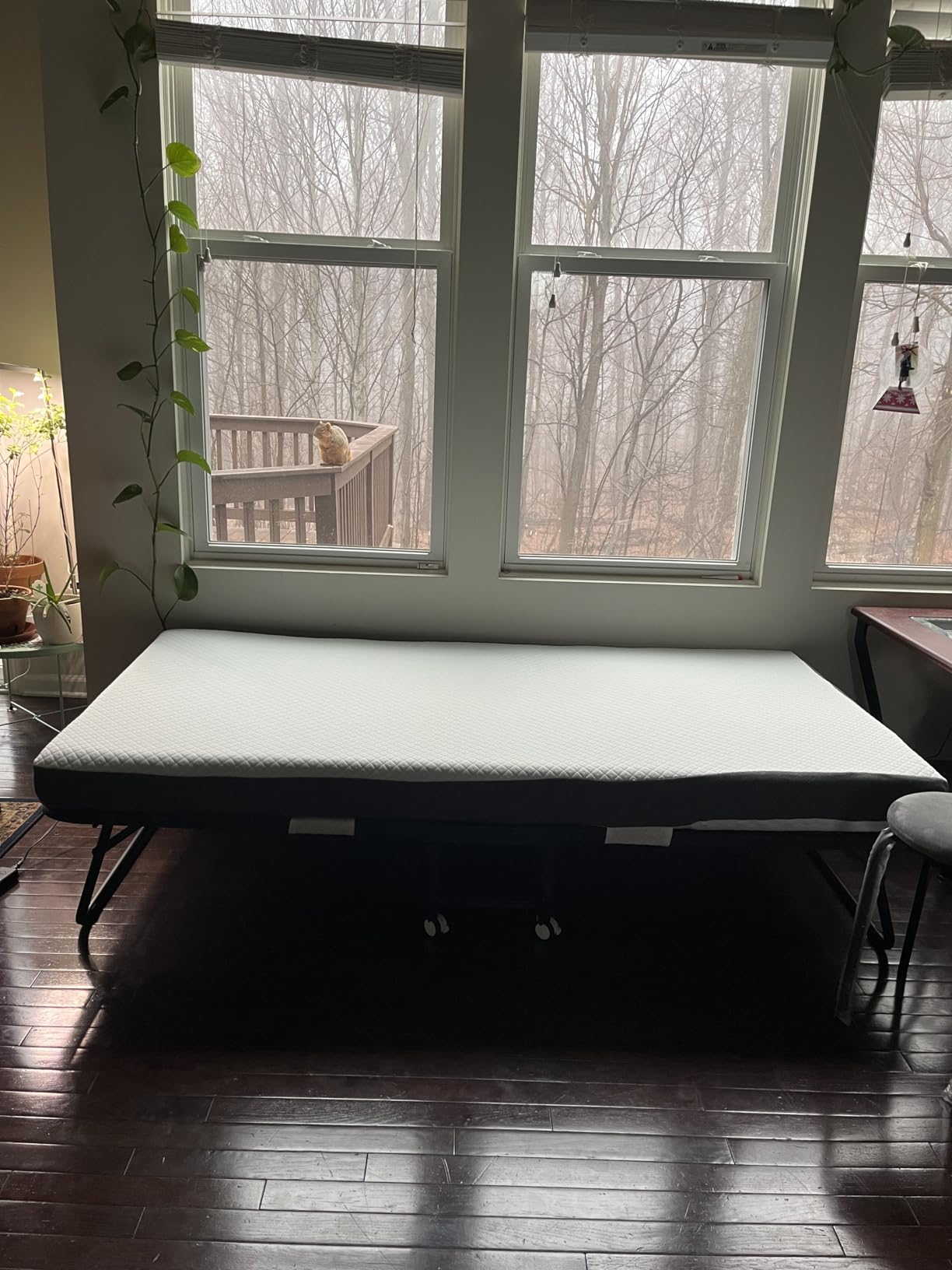 SUNCROWN Folding Bed with Mattress, 75