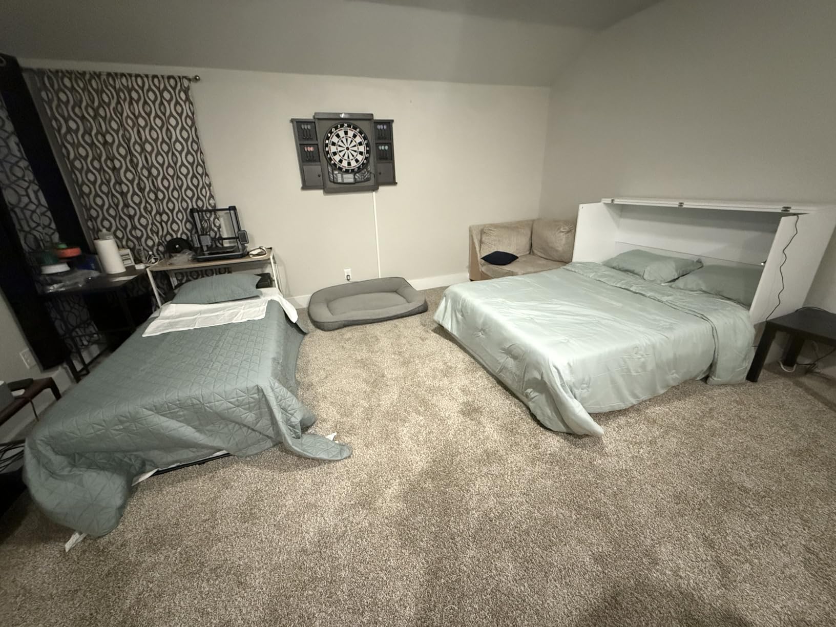 Greenvelly Folding Bed with 5 Inch Mattress, 75