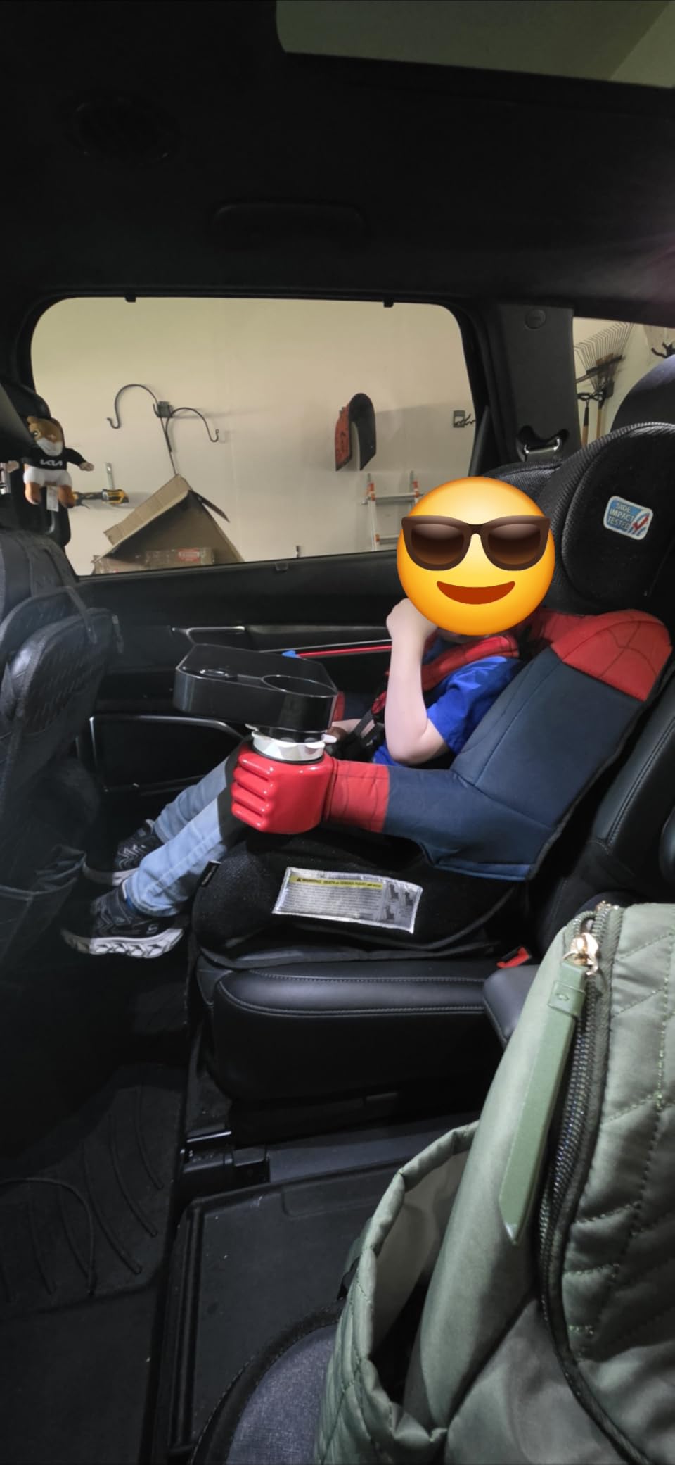 KidsEmbrace 2-in-1 Car Seat | Forward-Facing Harness (26.5–65 lbs) & Booster Mode (40–100 lbs) | Latch | Premium Fit with Multi-Position Headrest, Harness & Recline – Bluey customer photo 2