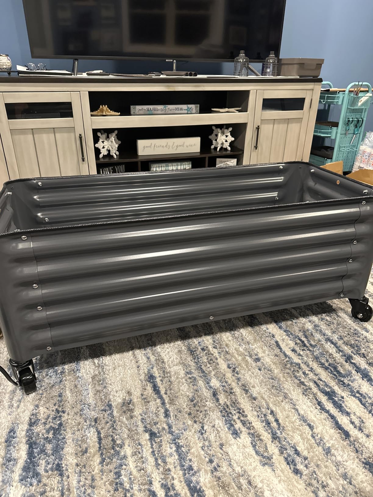 Vego garden Classic Rolling Garden Bed - 1.75' Mobile Metal Raised Garden Bed for Patio, Deck, Balcony - Deep Planting Space, Durable & Easy to Move (Olive Green, 1.75'X4') customer photo 1