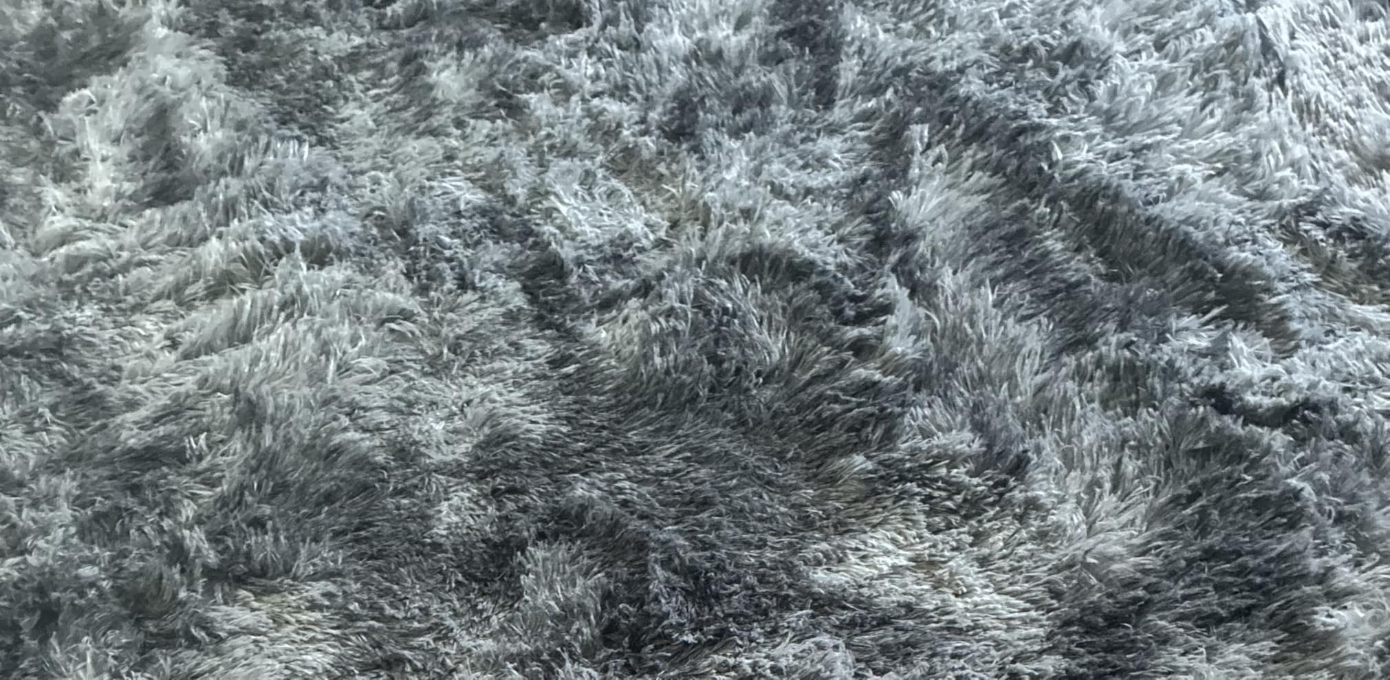 PLHXFR 8x10 Area Rugs Living Room: Fluffy Bedroom Soft Shag Rug Black Grey | Upgrade Non-Slip High Pile Carpet Fuzzy Plush Indoor Floor Decor Shaggy Rugs for Kid Boys Girls Playroom Nursery Modern Home customer photo 1