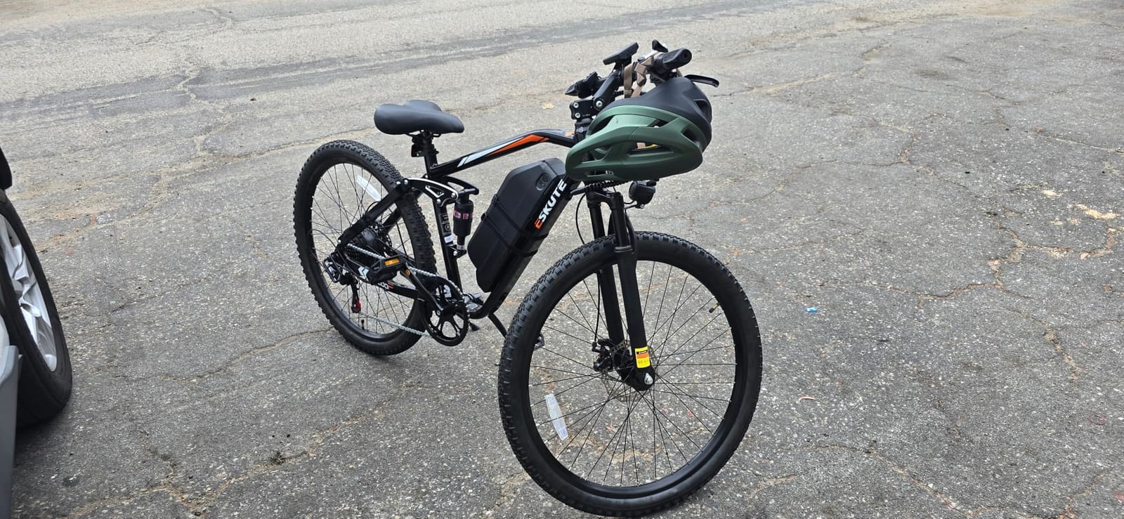 ESKUTE M200F Electric Bike for Adults – 27.5 inch Tire Mountain E-Bike, 1500W Peak Brushless Motor 31+MPH, 48V 20.8Ah Removable Battery, Up to 80 Miles, Step Over Commuter E-MTB, Full Suspensions customer photo 1