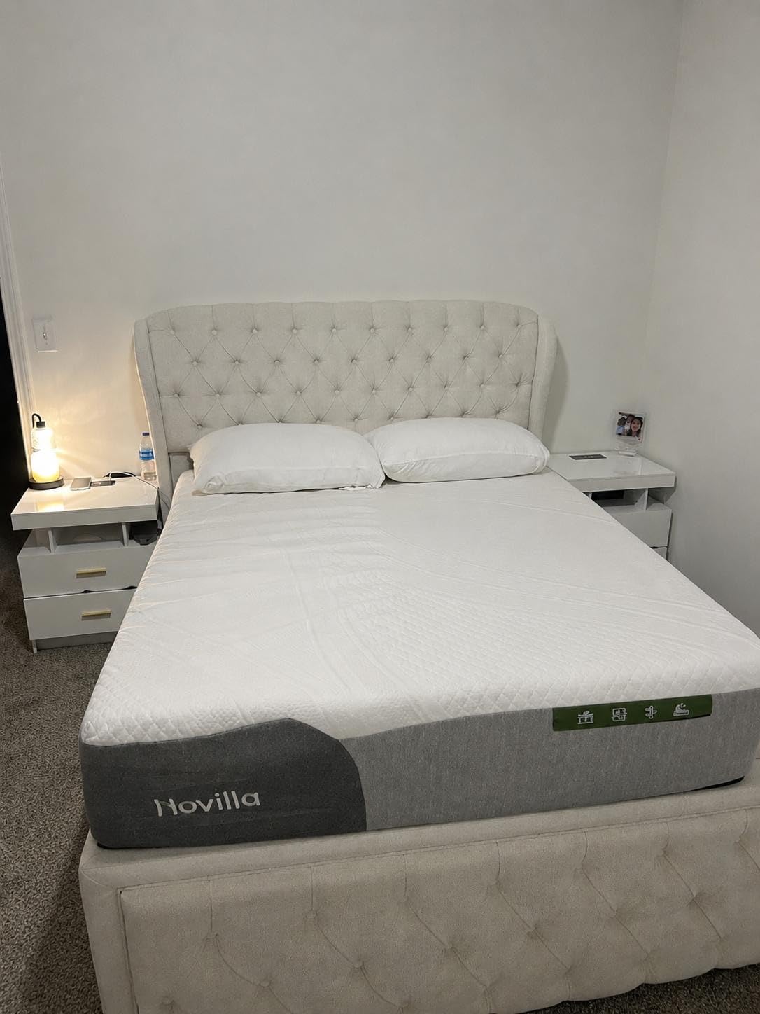 Novilla Bliss Cooling Twin Mattress 10 Inch, Gel-Infused Memory Foam Mattress Twin Size in a Box with Cool-Touch Nylon Cover, Motion Isolation & Ergonomic Support with CertiPUR-US Certified Foam customer photo 1