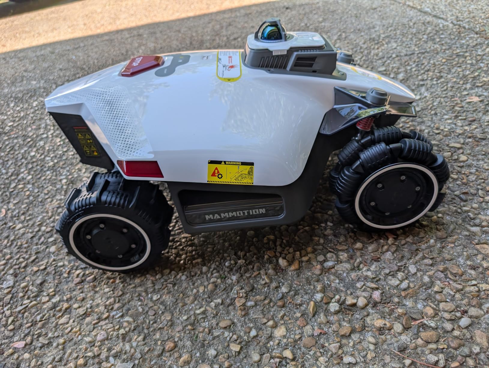 Mammotion LUBA 3 AWD 3000H Robot Lawn Mower for 0.75 Acre, 360° LiDAR+NetRTK+AI Vision Tri-Fusion Positioning, All-Wheel-Drive for 80% Slopes, 30 Multi-Zone Management, Cutting Height 2.2