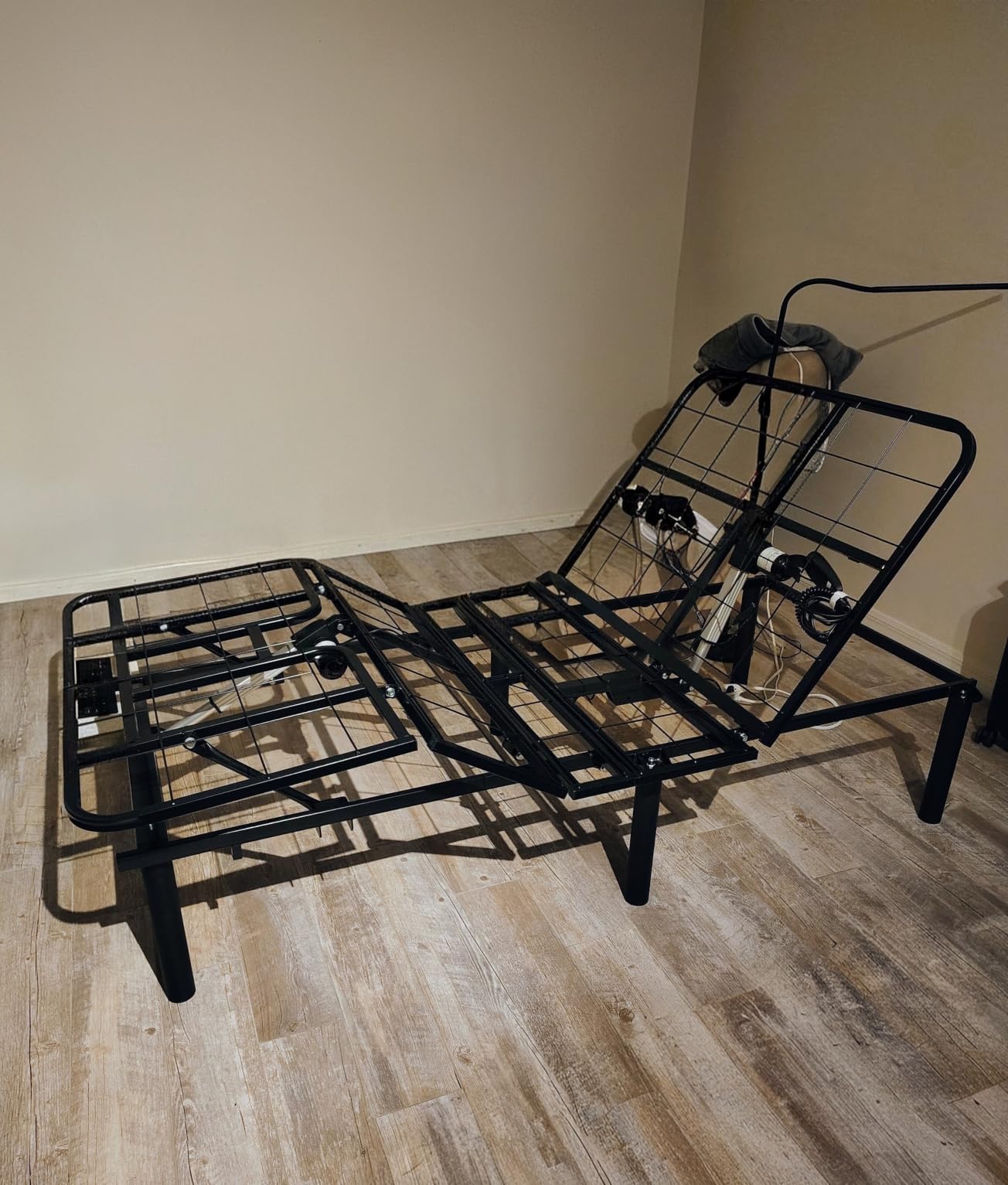 Amada Twin XL Adjustable Bed Frame with Head and Foot Incline, Quiet Motor customer photo 1