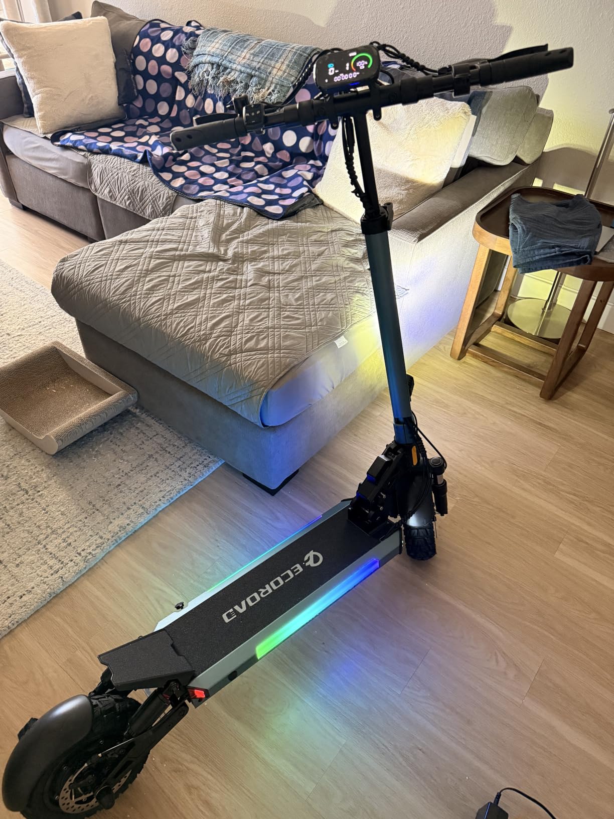 ECOROAD ES6 Electric Scooter Adults, 1000W Peak Motor Up to 31 MPH customer photo 1