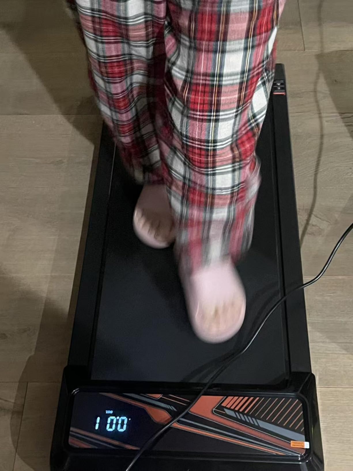 Under Desk Treadmill, Walking Mat with Incline pad customer photo 2