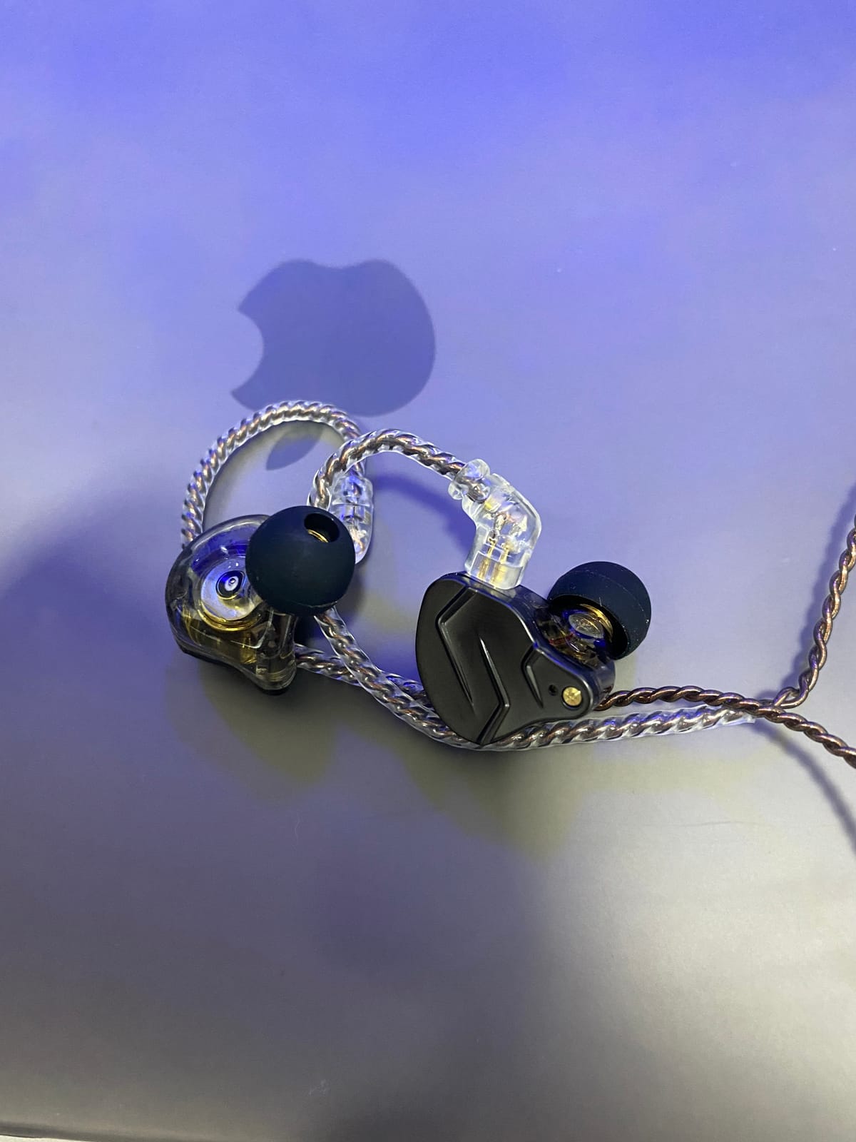 2026 Latest KZ ZST PRO X in Ear Monitor Headphone, 1BA 1DD Hybrid Driver Wired Gaming Earbuds Deep Bass Sound Ear buds HiFi IEM for Gaming Music Video Singer Musician Drummer (without mic, Black Gold) customer photo 1