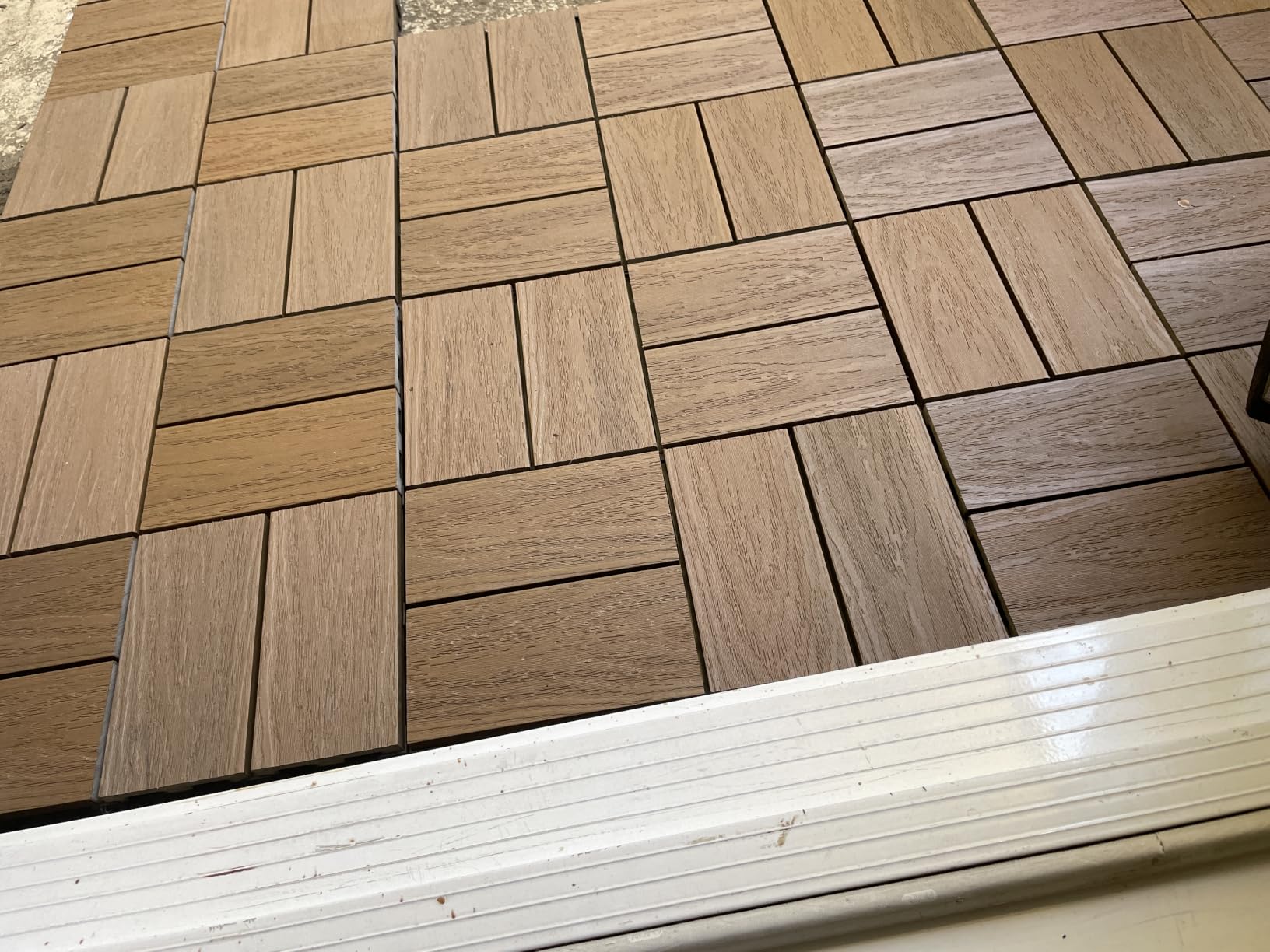 JJWOOD Interlocking Deck Tiles, 9 Pcs 12