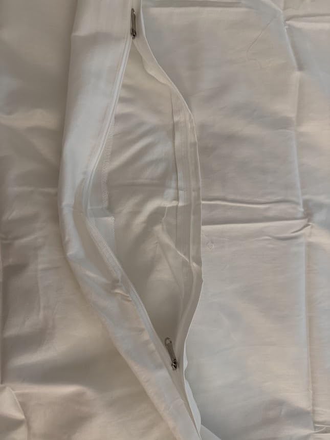 KKJIAF Grey Cotton Duvet Cover for Weighted Blanket 60