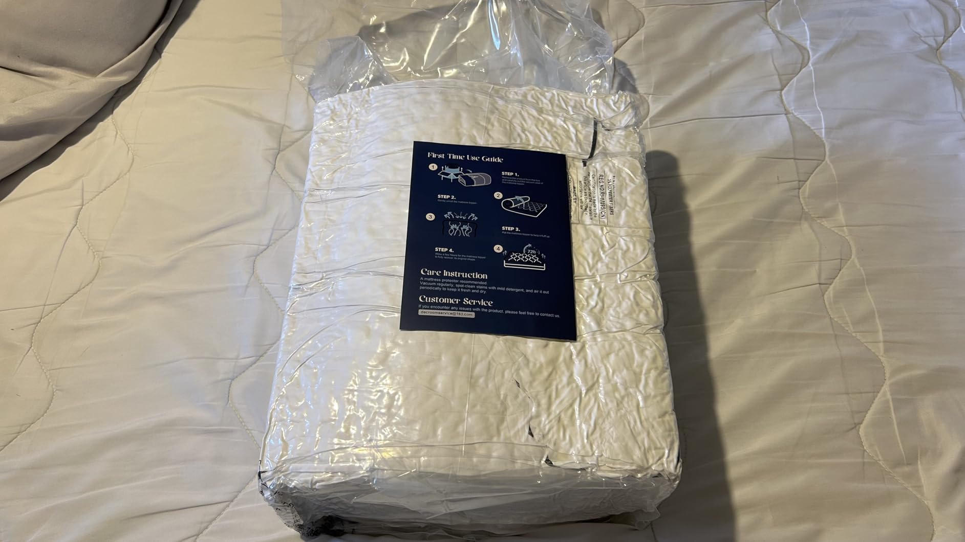 4 Inch Memory Foam Mattress Topper Back Pain Relief Queen Size | High-Density Breathable Bed Topper for Pressure Relief, Extra Thick Soft Supportive Mattress Pad 80x60x4 Inch customer photo 1