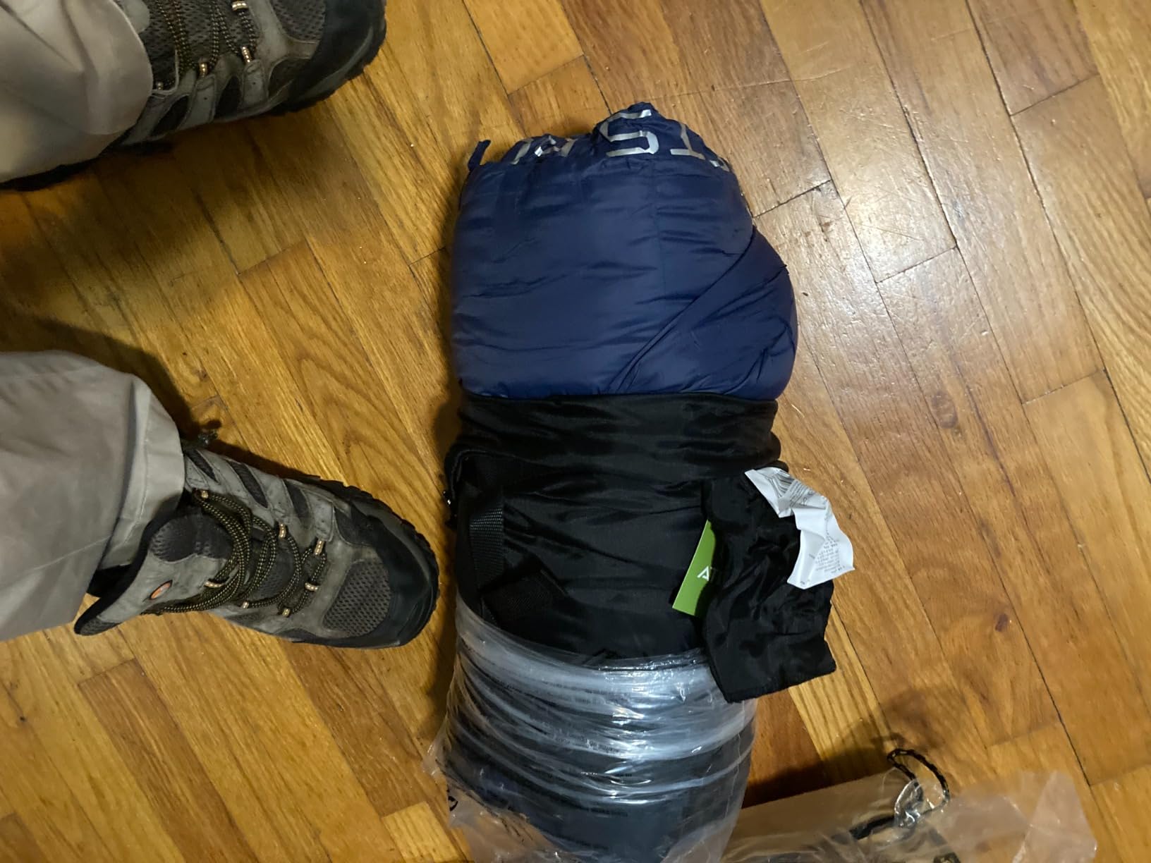 ATEPA 3-in-1 Hybrid Down Sleeping Bag, with Pad Attachment | 650FP, 3 Season Sleeping Bag, Backpacking, Camping, Ultralight, Lightweight, Compression Sack, Spring Summer Fall, 30F 45F customer photo 2
